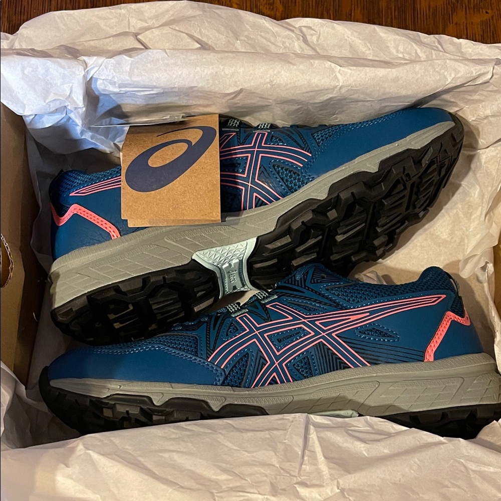 NWT Asics Teal and Pink Athletic Shoes